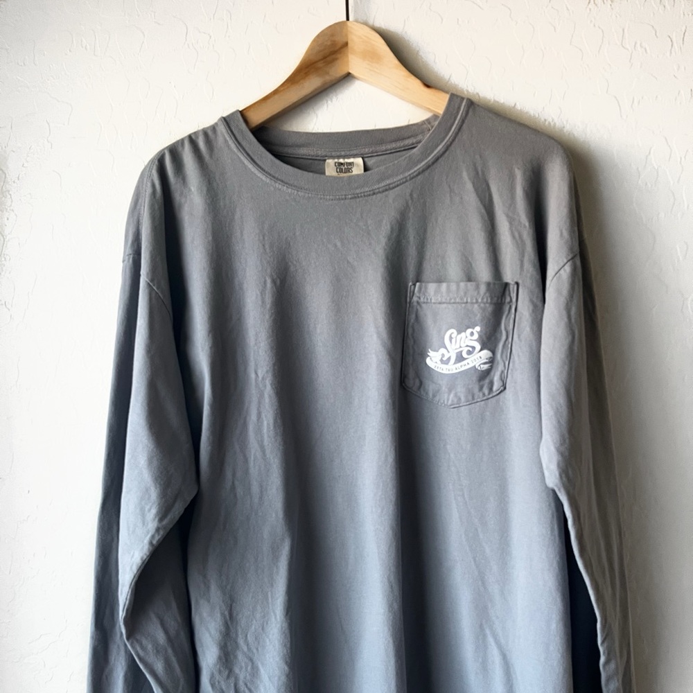 ZTA Comfort Colors Pocket Longsleeve T-shirt